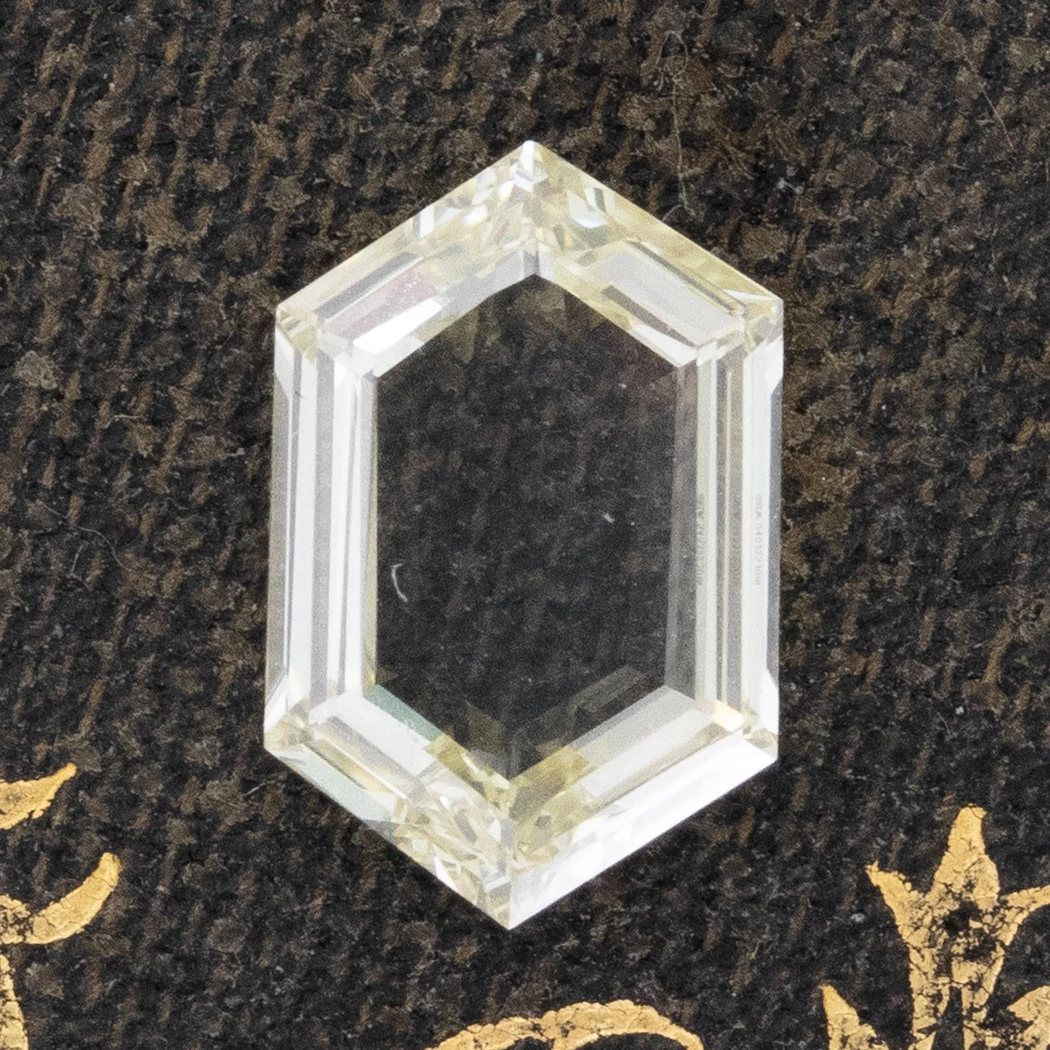 1.17ct Hexagonal Portrait Cut Diamond, GIA FLY VVS1