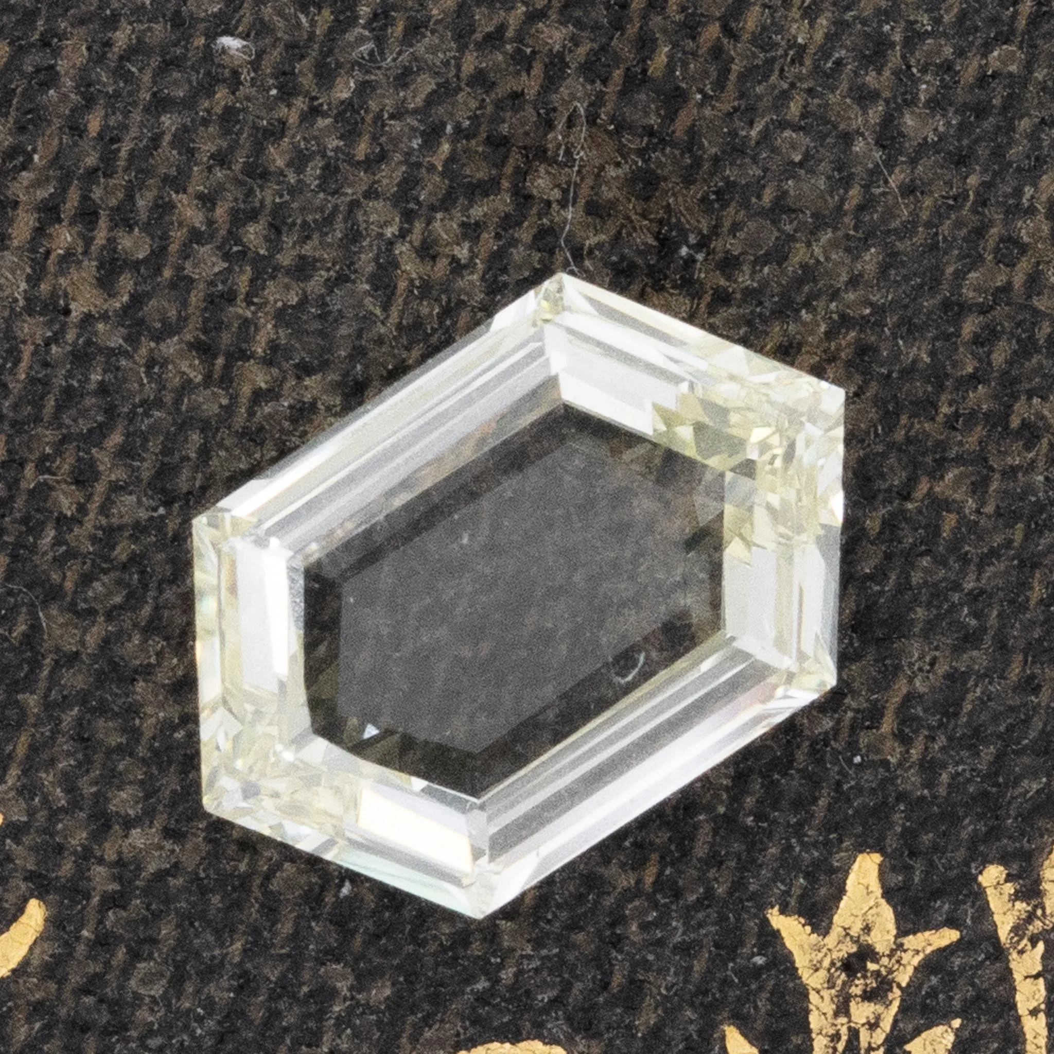 1.17ct Hexagonal Portrait Cut Diamond, GIA FLY VVS1