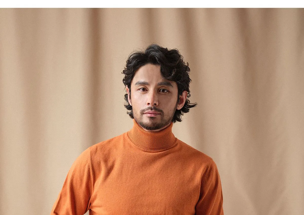 14-Needle Turtleneck Sweater
