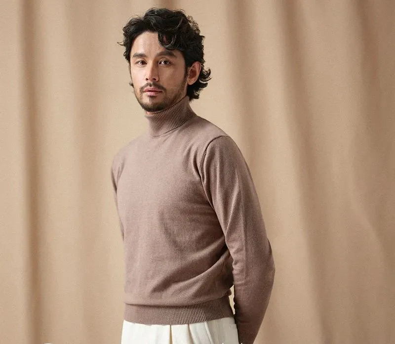 14-Needle Turtleneck Sweater