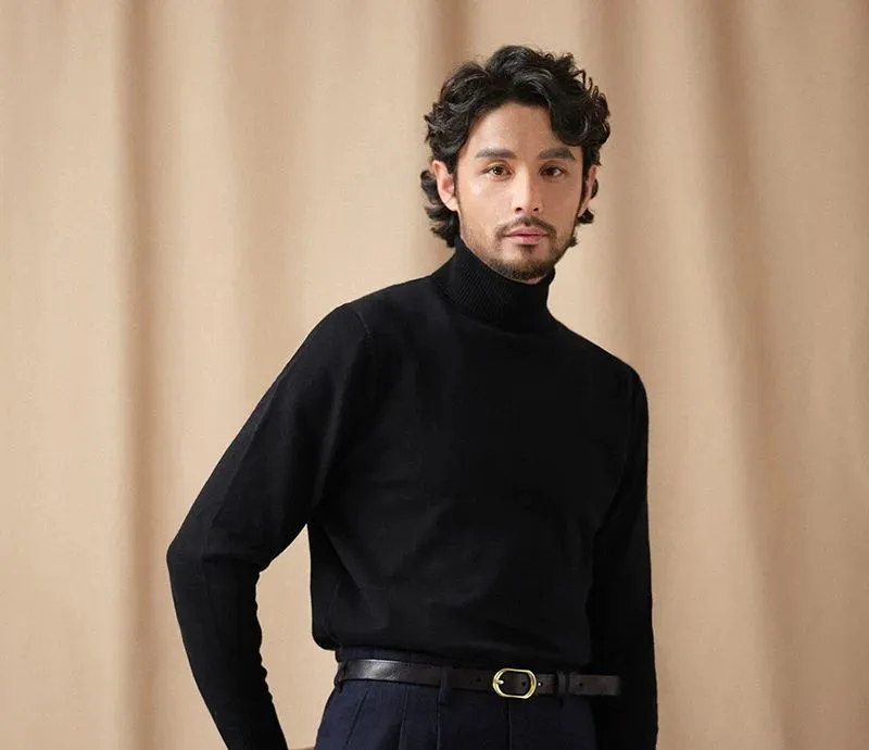 14-Needle Turtleneck Sweater