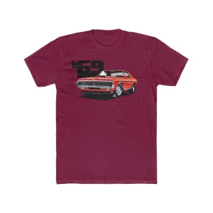 1969 Mercury Cougar Eliminator Orange Men's Cotton Crew Tee