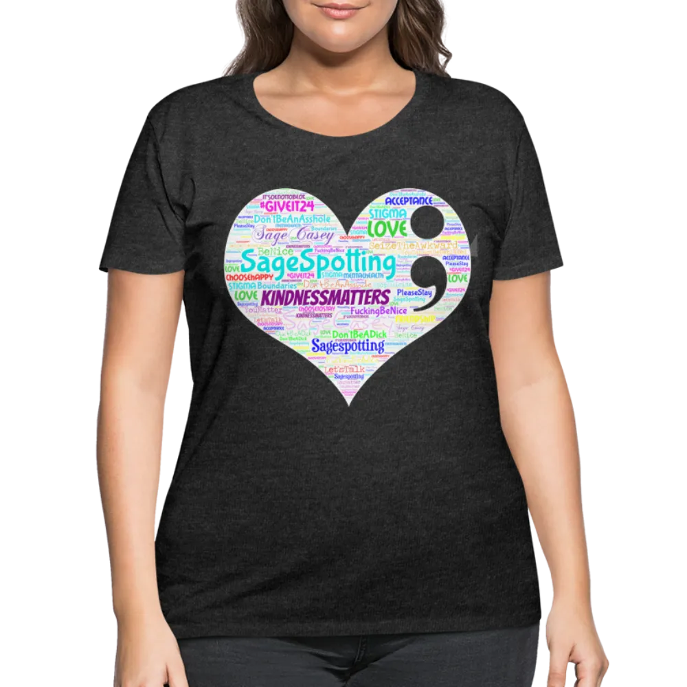 2024 *SWEARY HEART* Rainbow Party Women’s Curvy T-Shirt