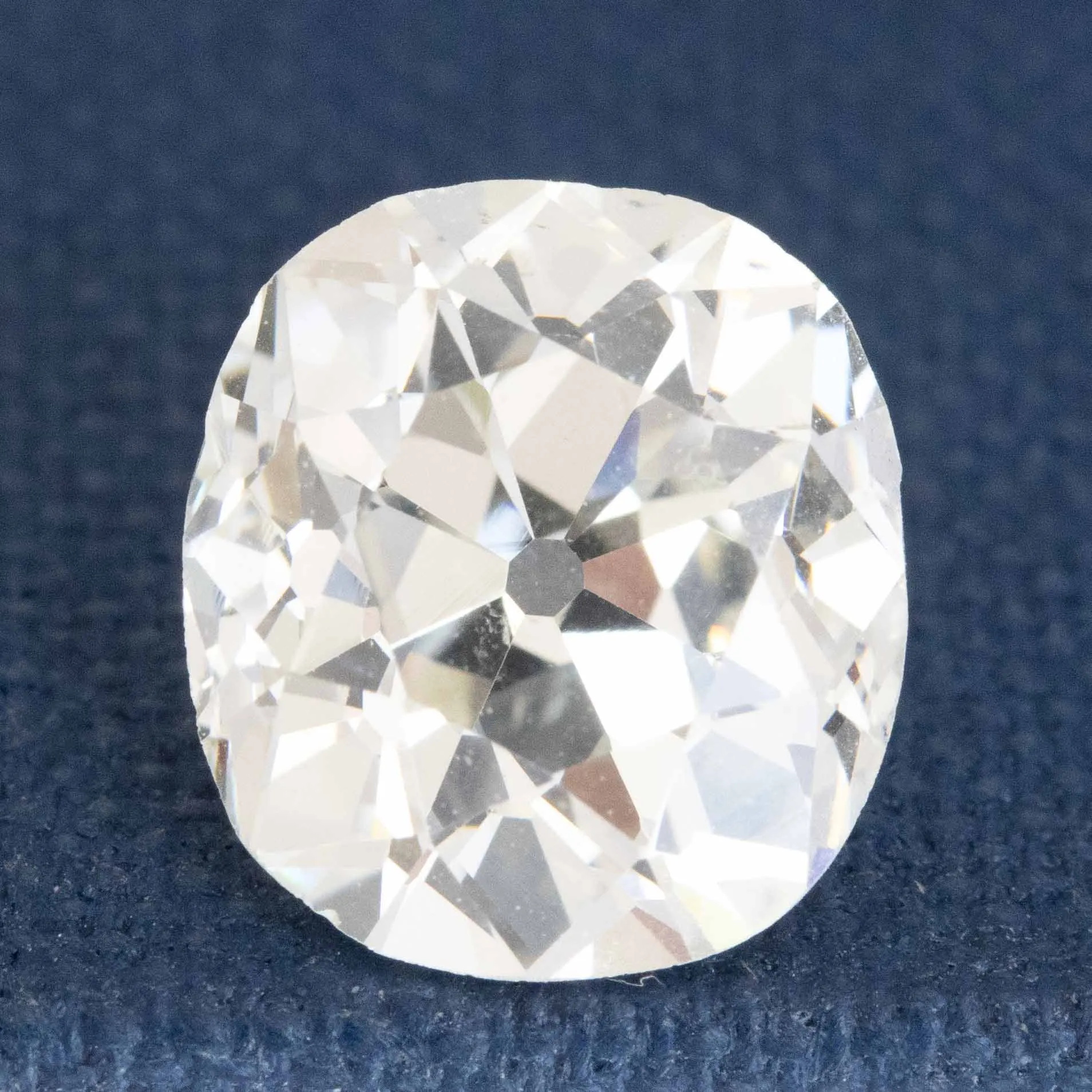 2.49ct Elongated Old Mine Cut Diamond, GIA K SI1