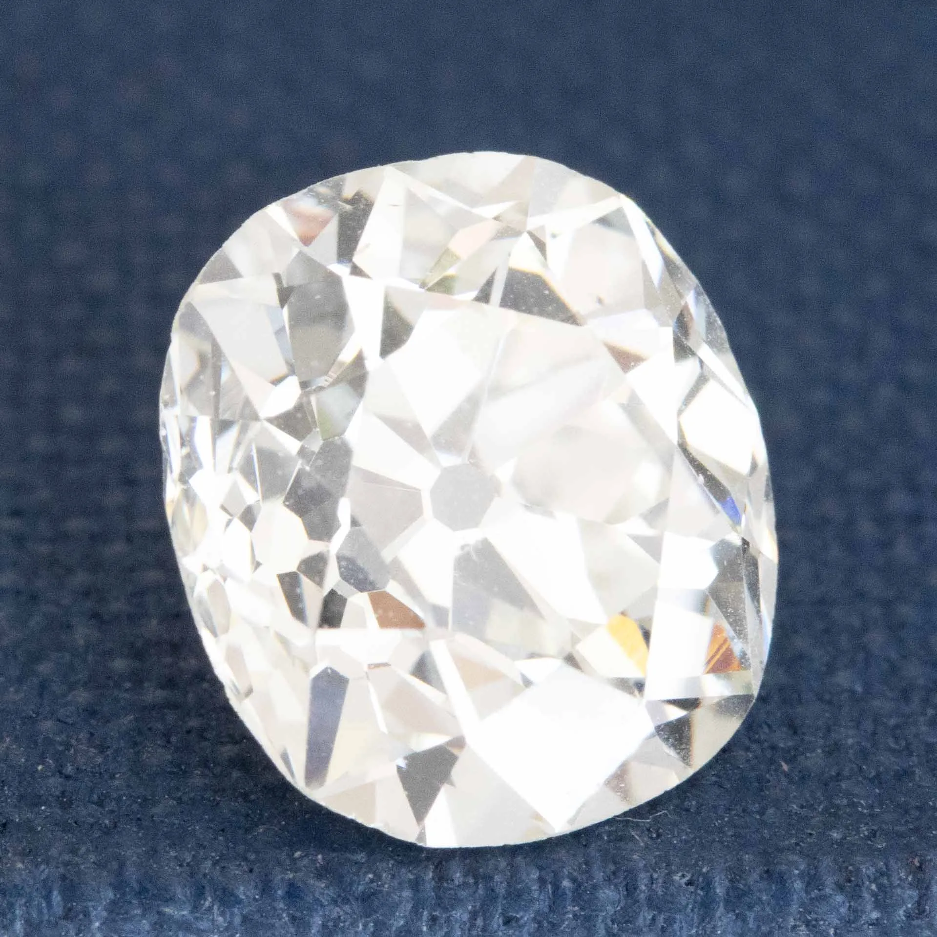 2.49ct Elongated Old Mine Cut Diamond, GIA K SI1
