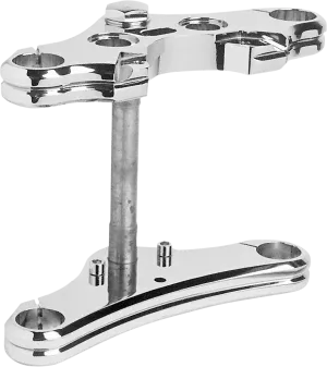 Accutronix TWD39-EHLCK2 39mm Triple Tree Conversion Kit - Top Headlight Mount - 0 Deg. Rake, Wide Glide - Elite