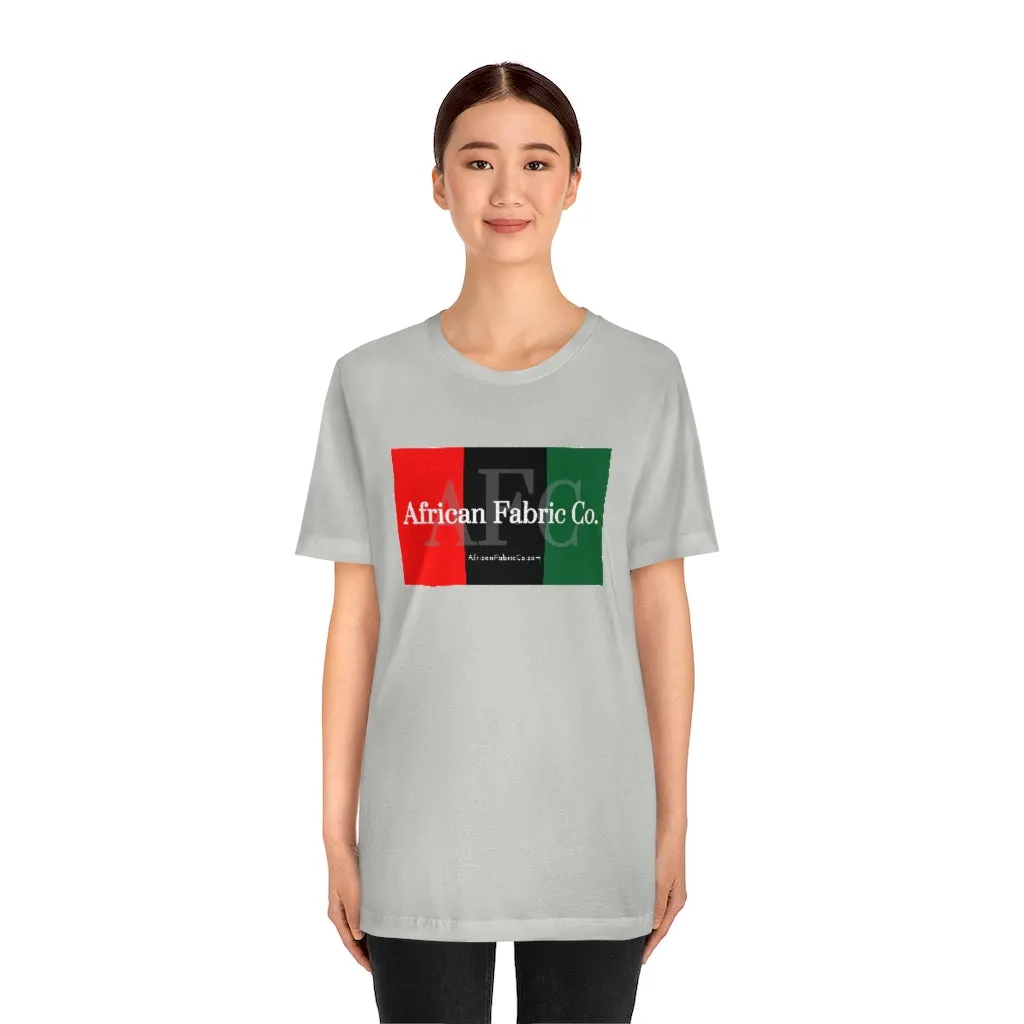African Fabric Co. Tri-Color Short Sleeve Unisex Tee