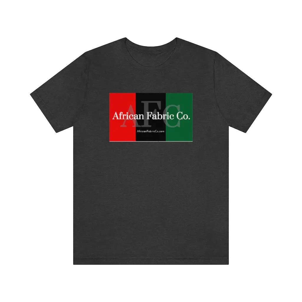 African Fabric Co. Tri-Color Short Sleeve Unisex Tee