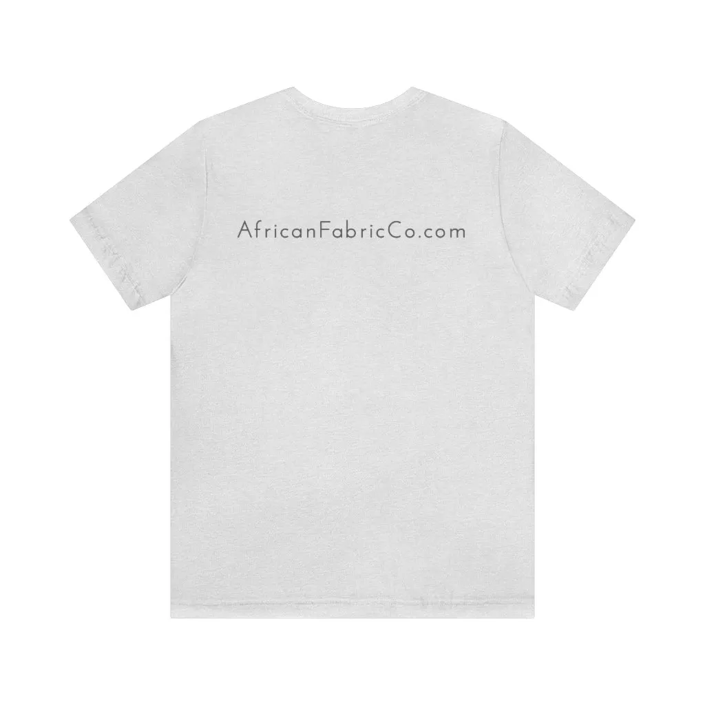 African Fabric Co. Tri-Color Short Sleeve Unisex Tee