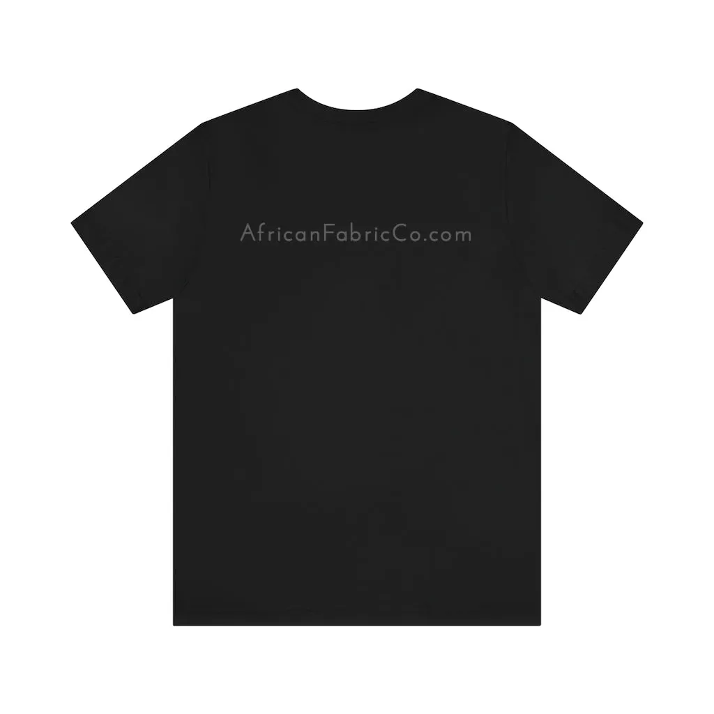 African Fabric Co. Tri-Color Short Sleeve Unisex Tee