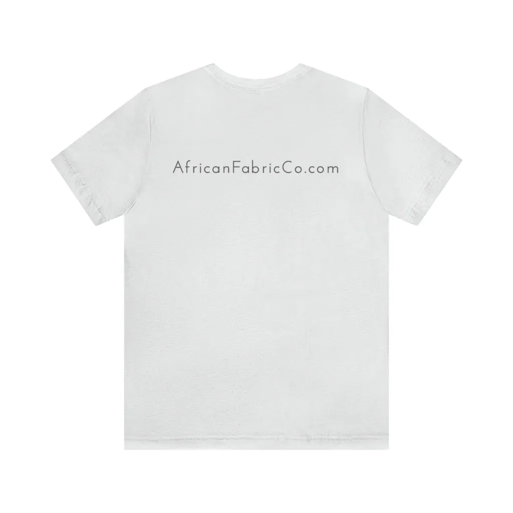 African Fabric Co. Tri-Color Short Sleeve Unisex Tee