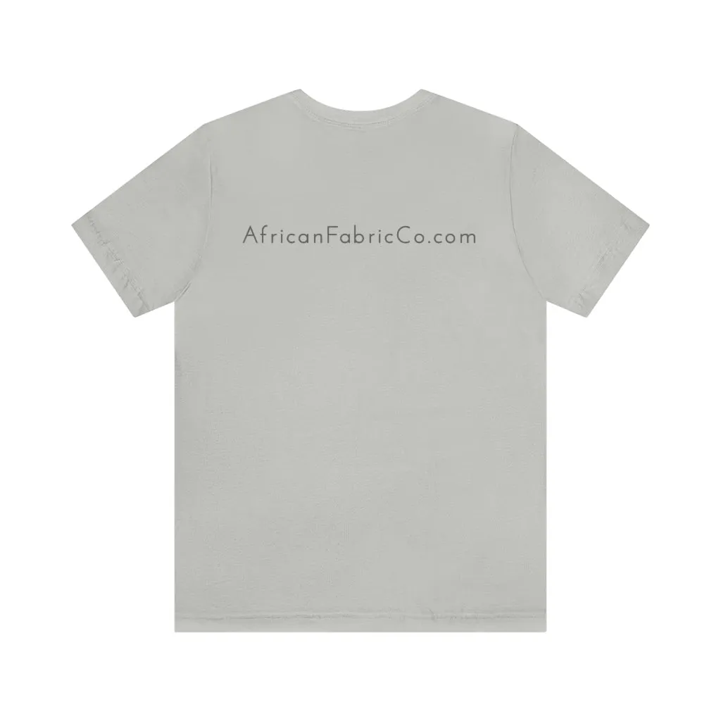 African Fabric Co. Tri-Color Short Sleeve Unisex Tee