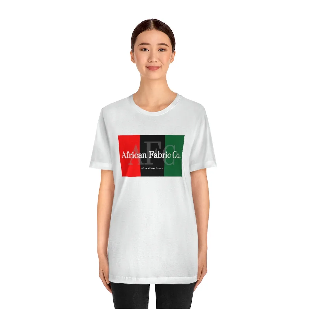 African Fabric Co. Tri-Color Short Sleeve Unisex Tee