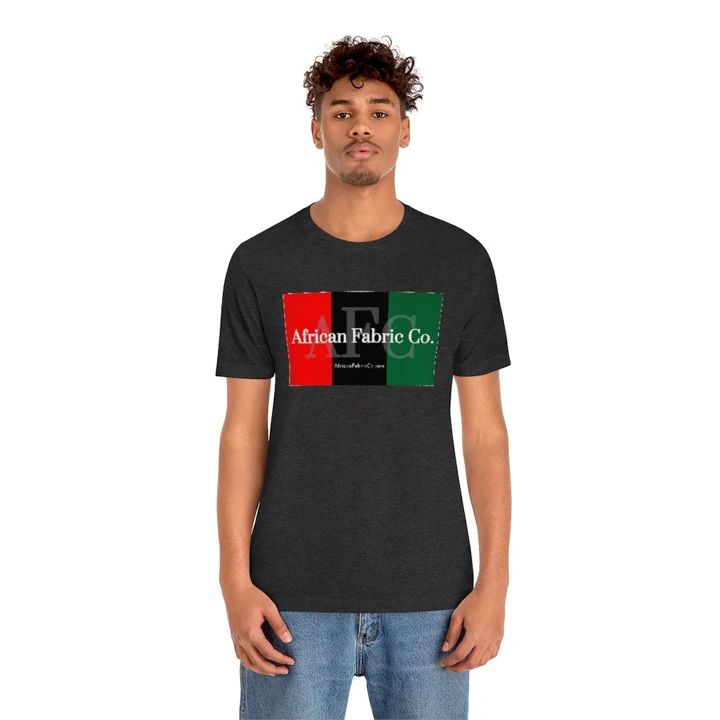 African Fabric Co. Tri-Color Short Sleeve Unisex Tee