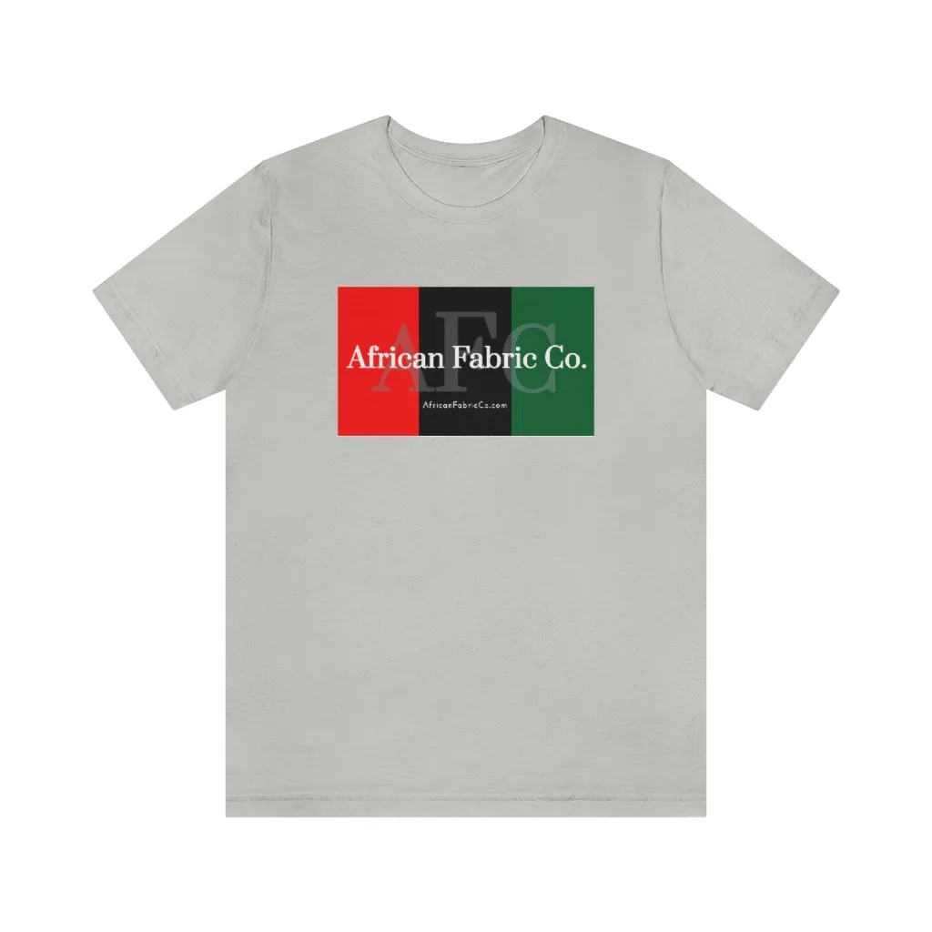 African Fabric Co. Tri-Color Short Sleeve Unisex Tee