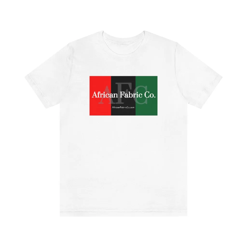 African Fabric Co. Tri-Color Short Sleeve Unisex Tee