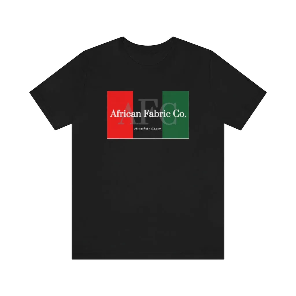 African Fabric Co. Tri-Color Short Sleeve Unisex Tee