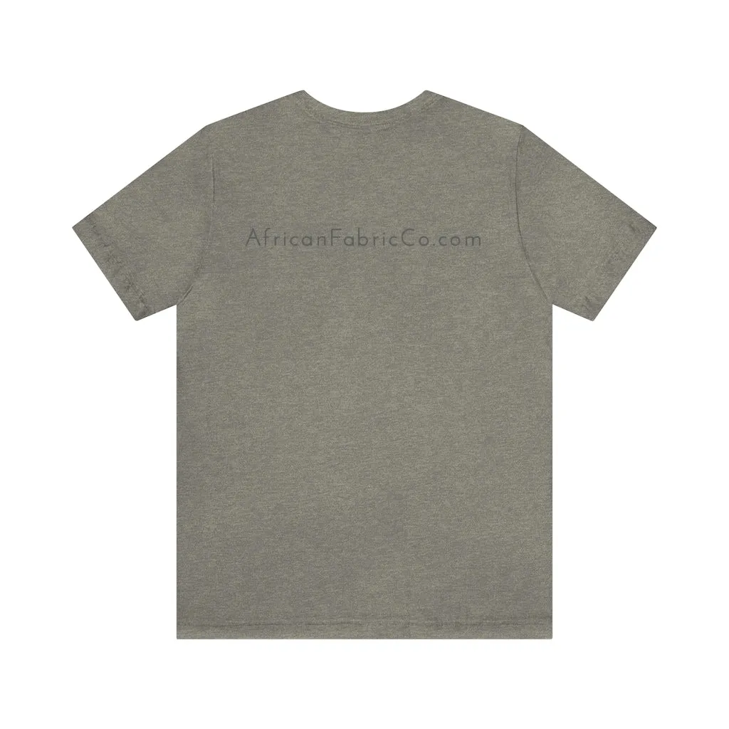 African Fabric Co. Tri-Color Short Sleeve Unisex Tee