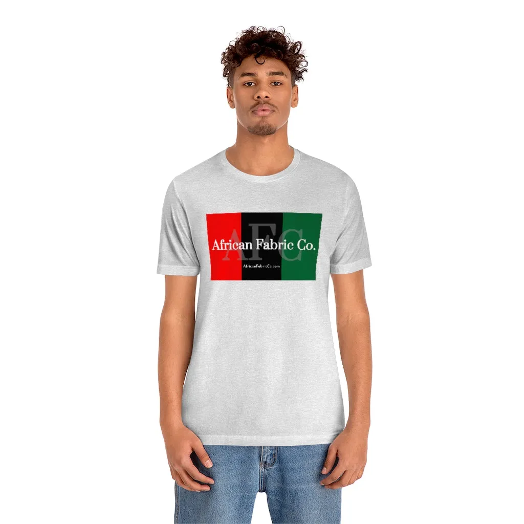 African Fabric Co. Tri-Color Short Sleeve Unisex Tee