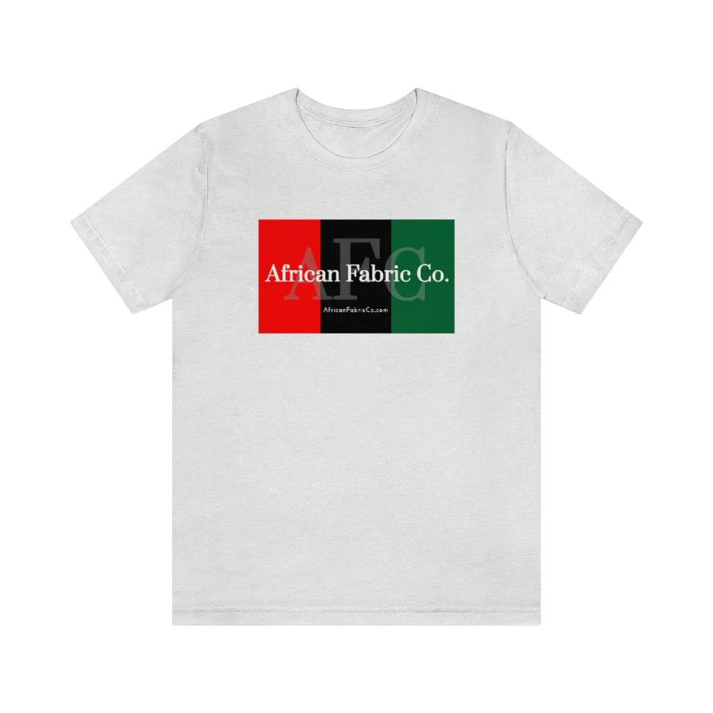 African Fabric Co. Tri-Color Short Sleeve Unisex Tee