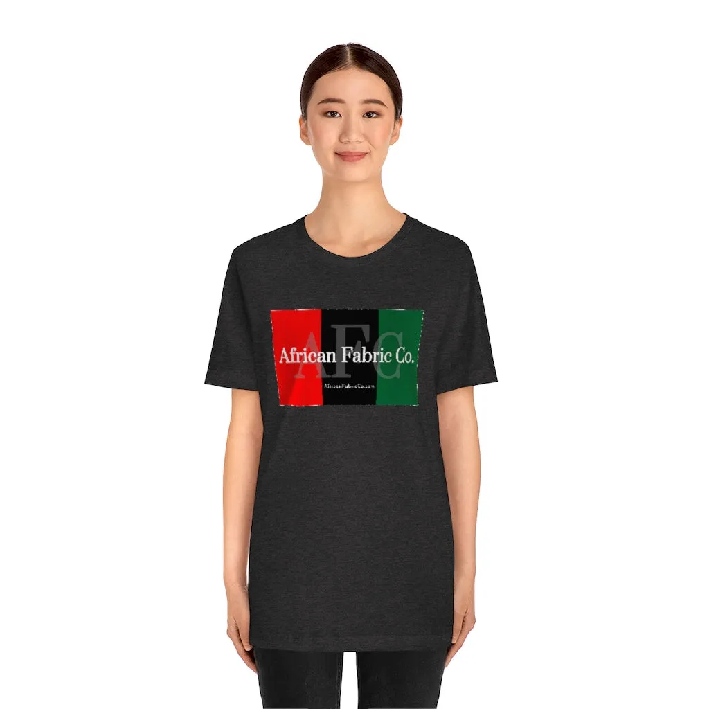 African Fabric Co. Tri-Color Short Sleeve Unisex Tee