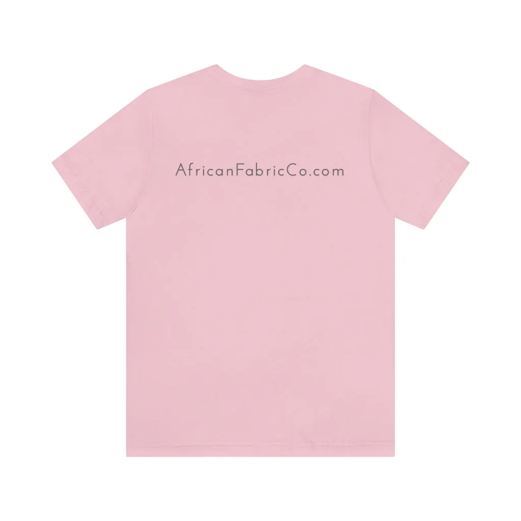 African Fabric Co. Tri-Color Short Sleeve Unisex Tee