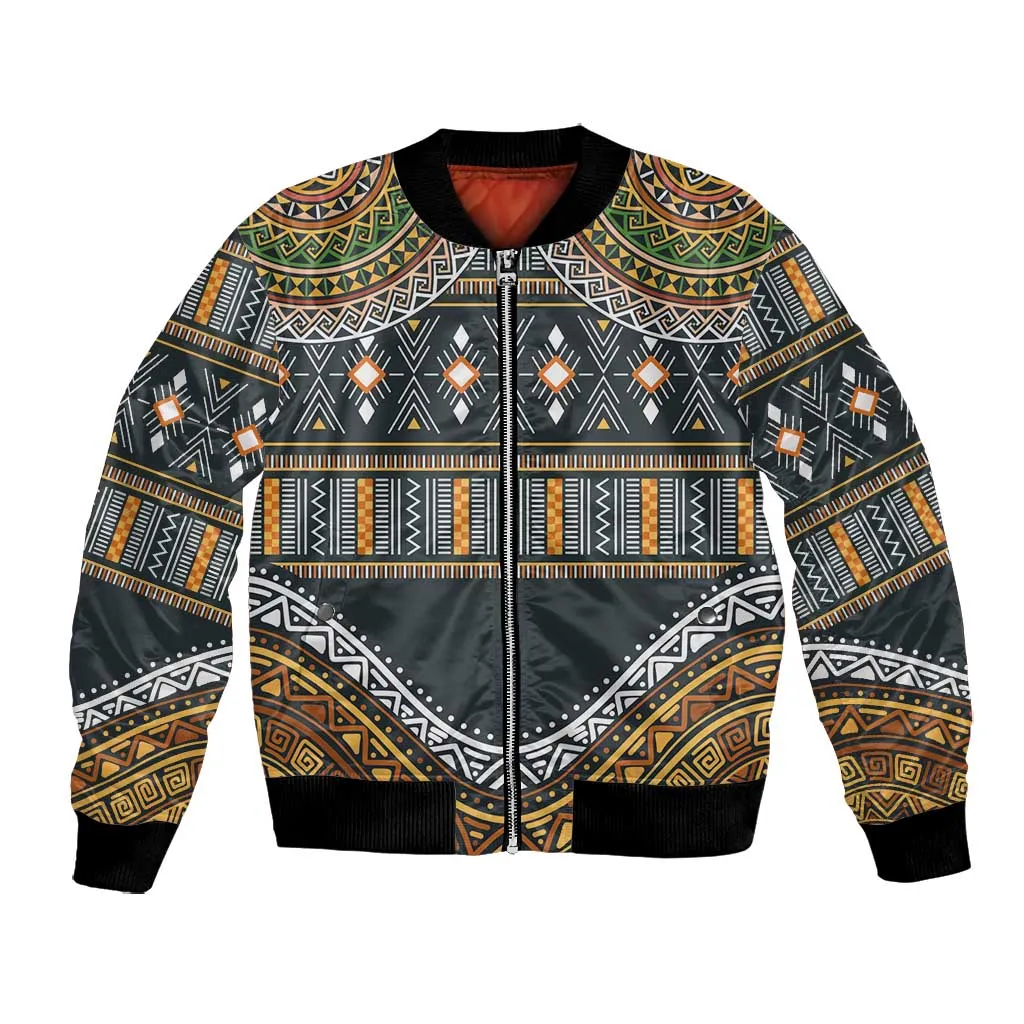 Afro Ethnic Native Pattern Bomber Jacket LT9