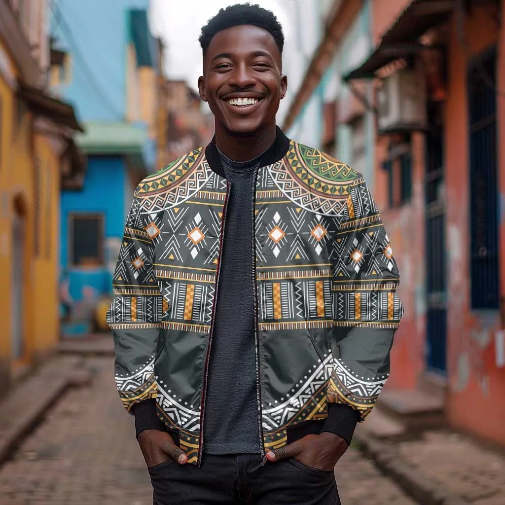Afro Ethnic Native Pattern Bomber Jacket LT9