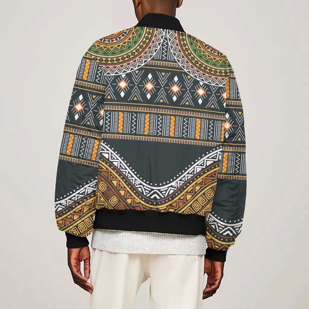 Afro Ethnic Native Pattern Bomber Jacket LT9