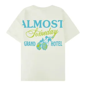 Almost Someday Grand Hotel Tee (Cream)