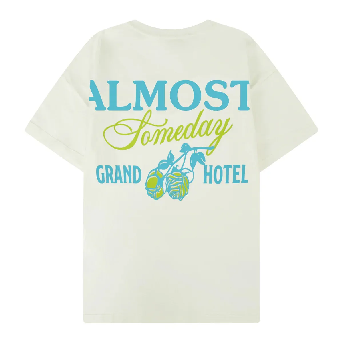 Almost Someday Grand Hotel Tee (Cream)