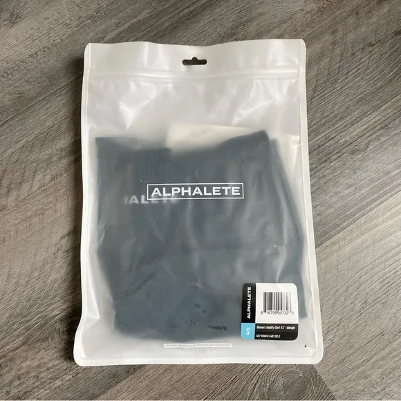 Alphalete Amplify Short 6.5” Midnight Small High Rise Gym Workout