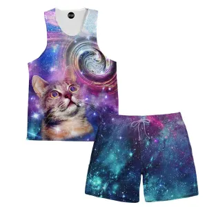 Amazed Cat Tank and Shorts Rave Outfit