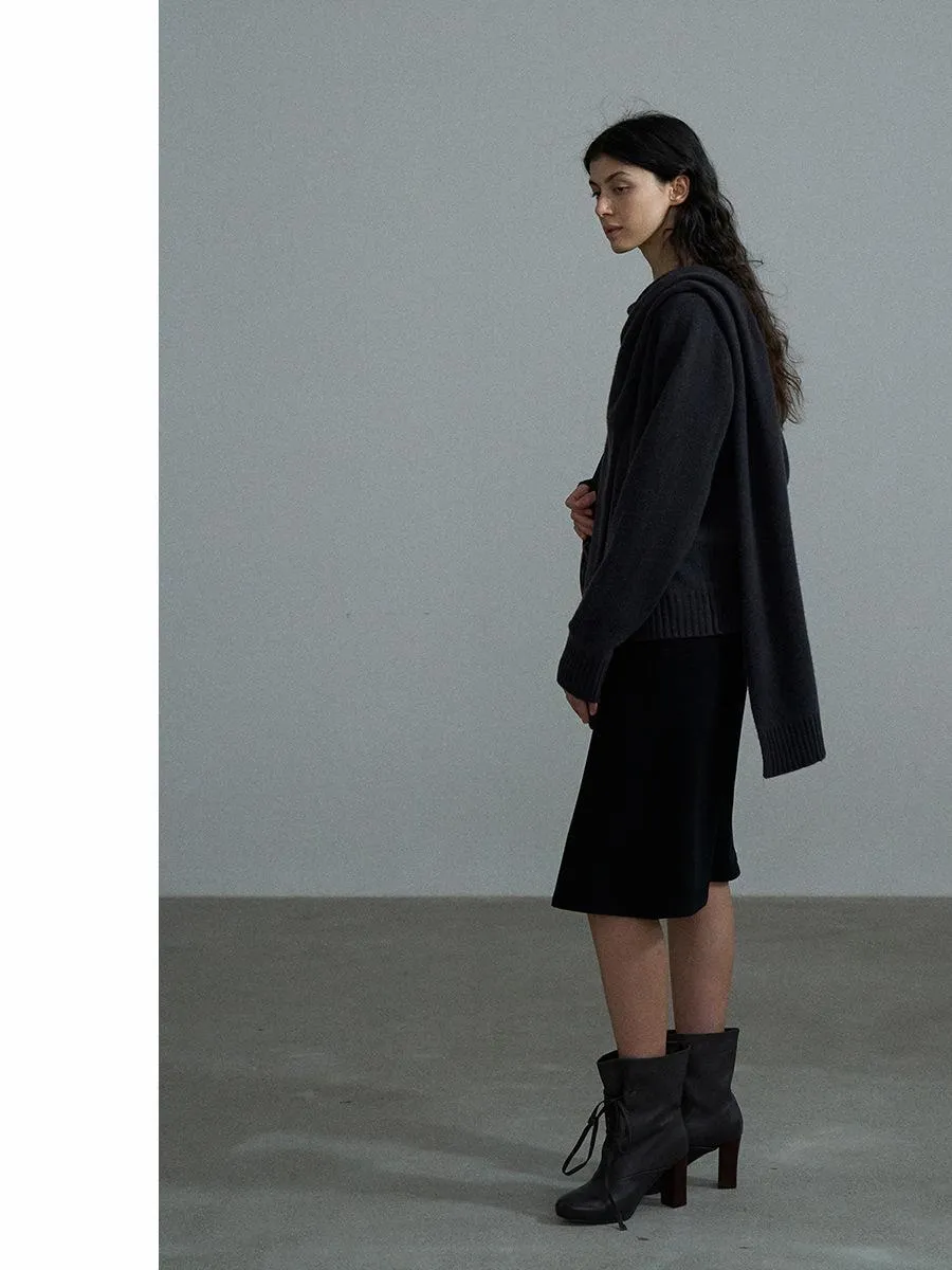 Asymmetrical Draped Sweater