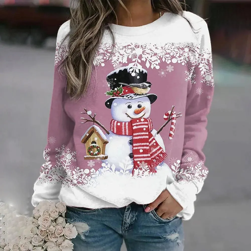 AUBREE | CHRISTMAS SNOWMAN PULLOVER