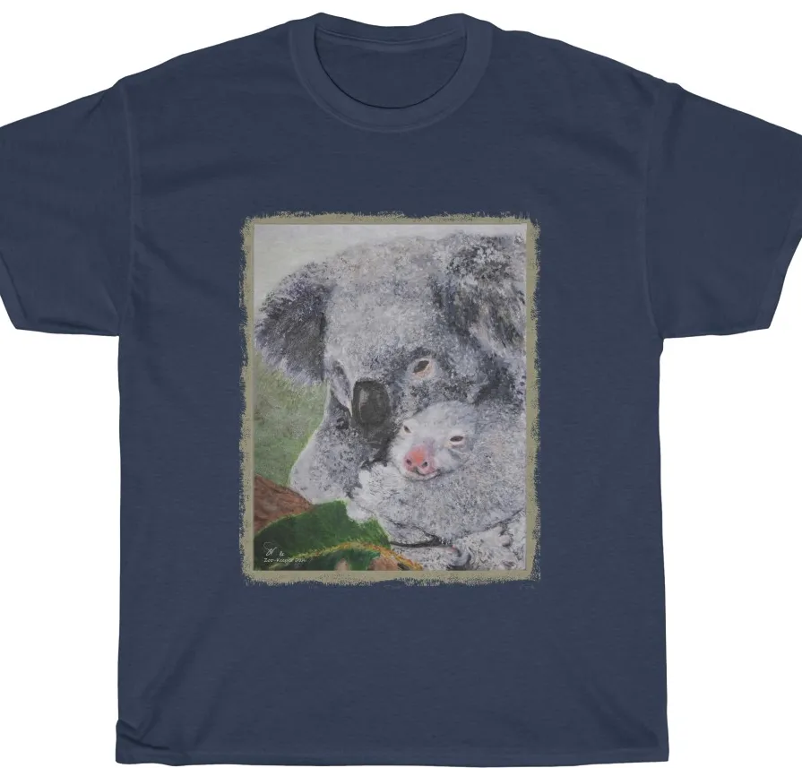 Australia Print - Koala Unisex Fine Art Tee