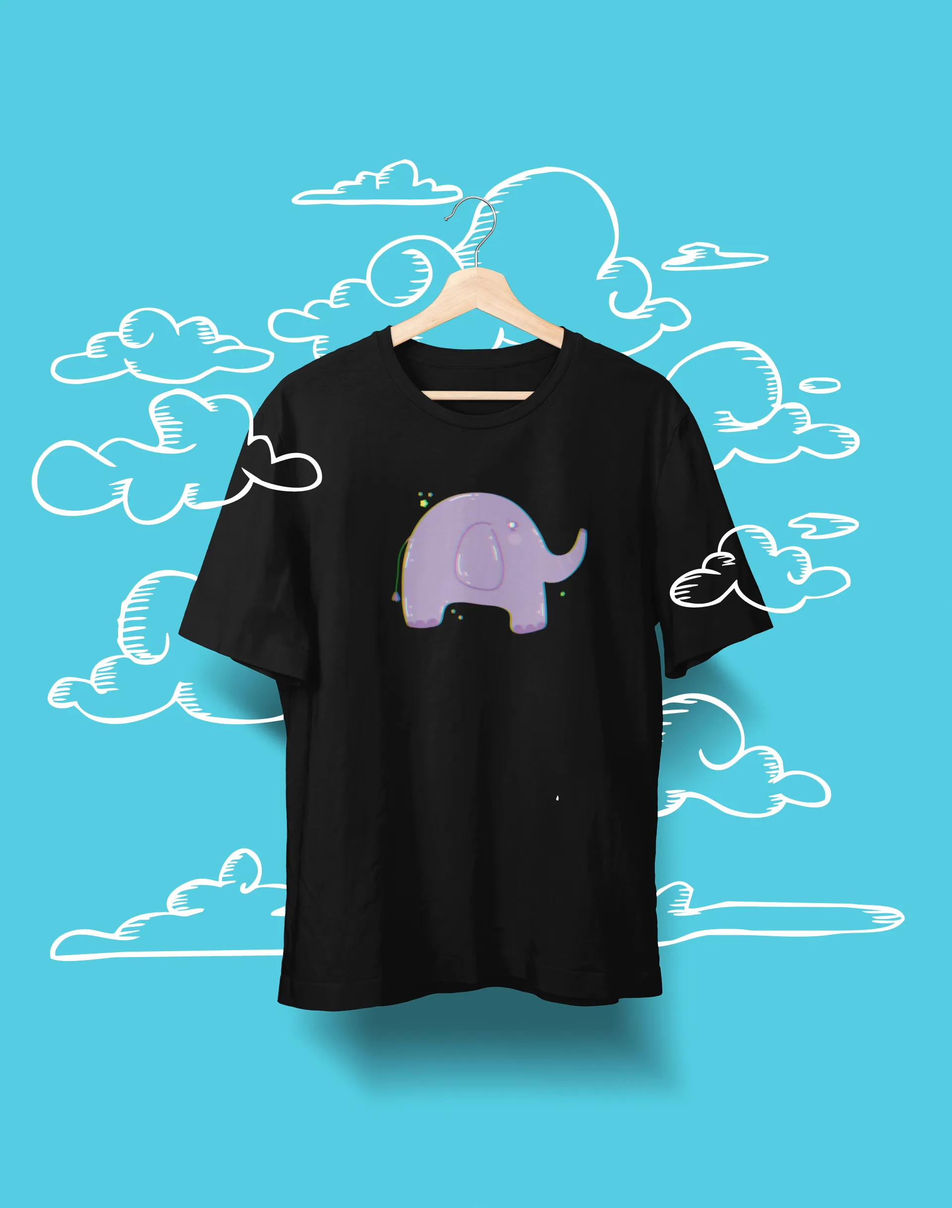 Awkward Elephant - Heavy Cotton Tee
