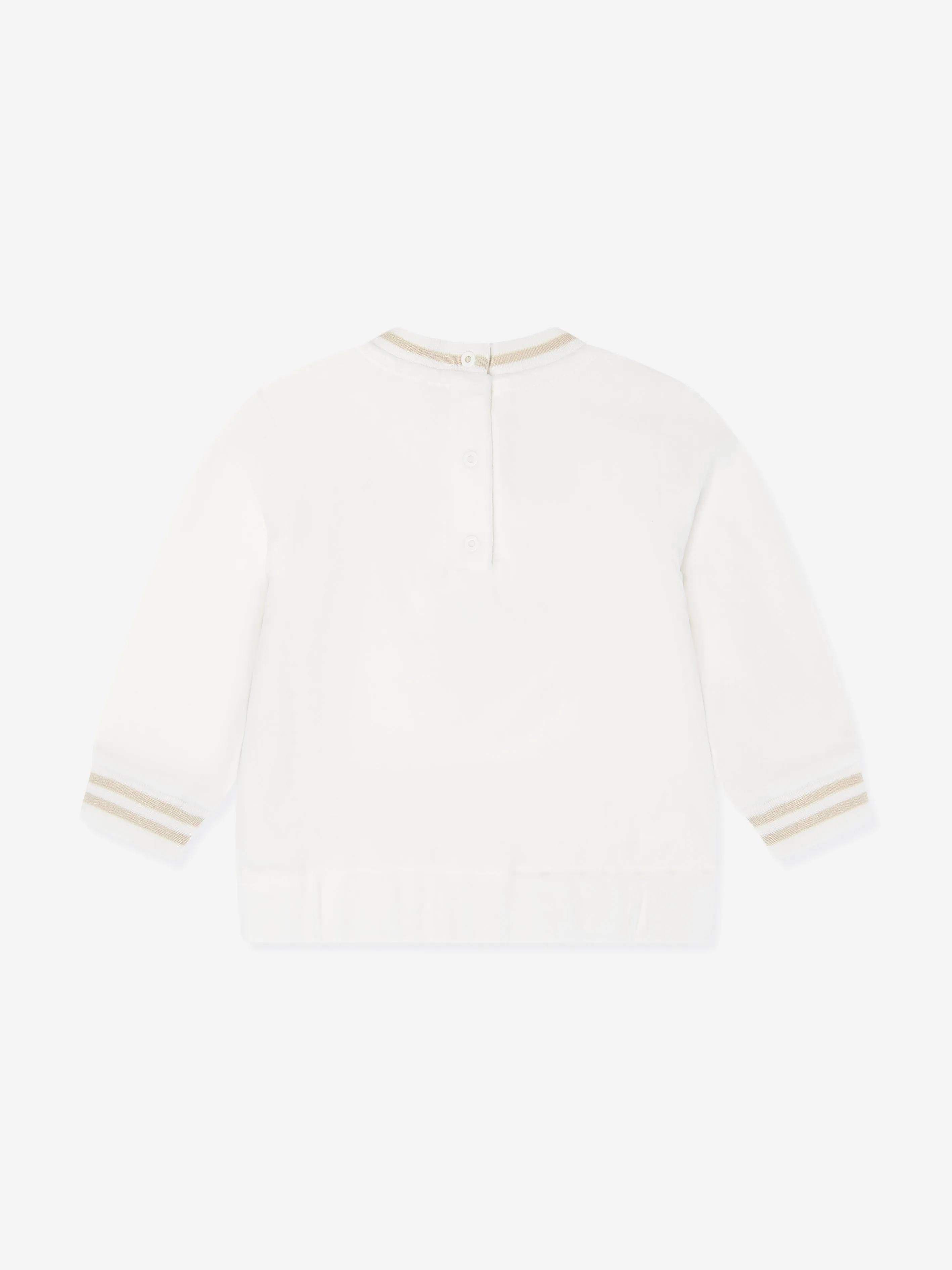 Baby Bear Chenille Sweatshirt in White