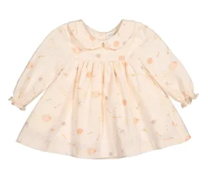 Baby Girl Pink Universe Themed Cotton Dress