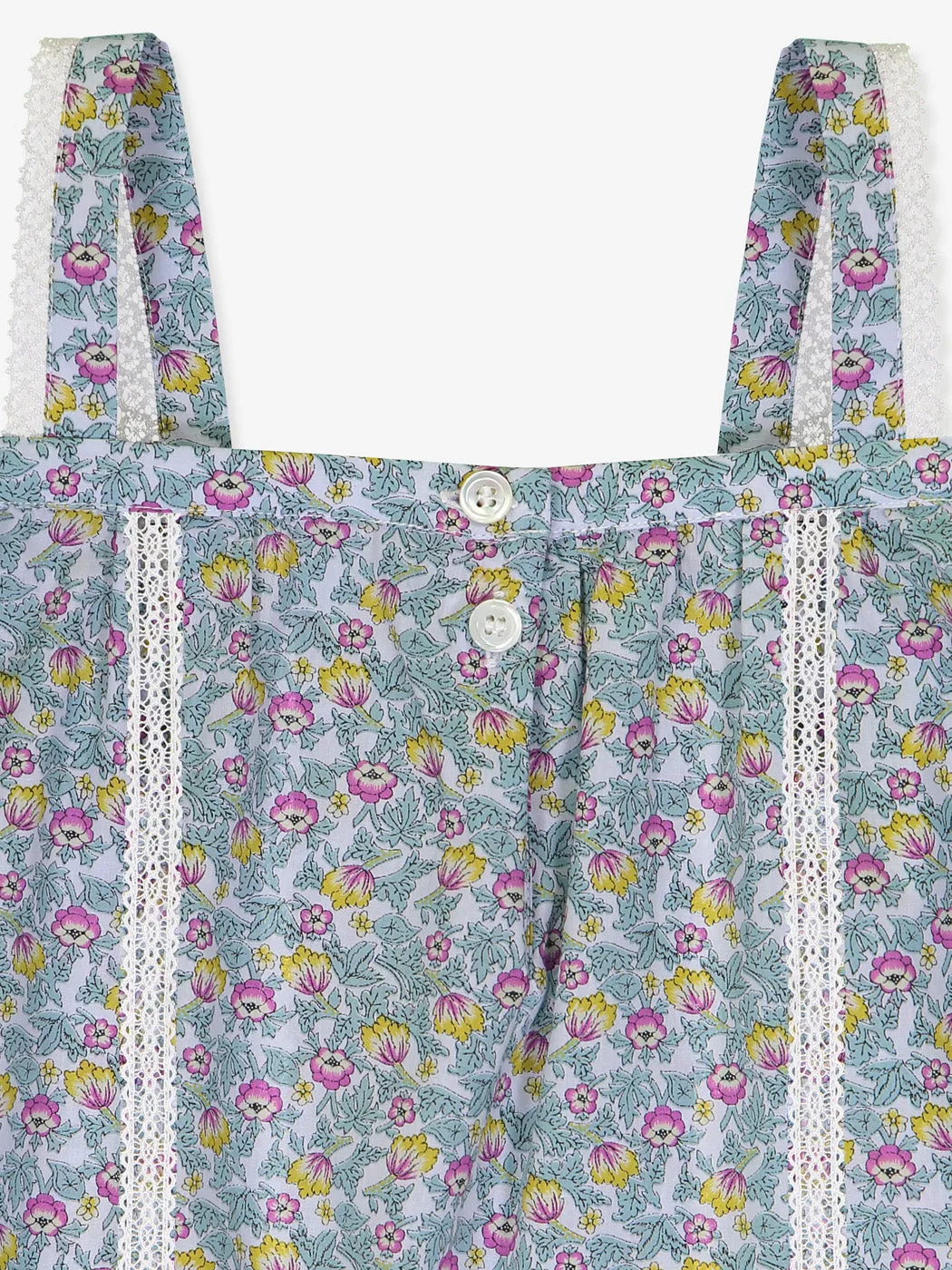Baby Girls Josephine Top - Summer Garden Print