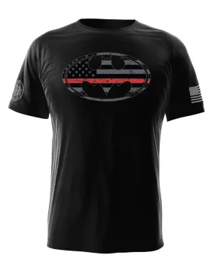 Bat Red Line Men's Tee