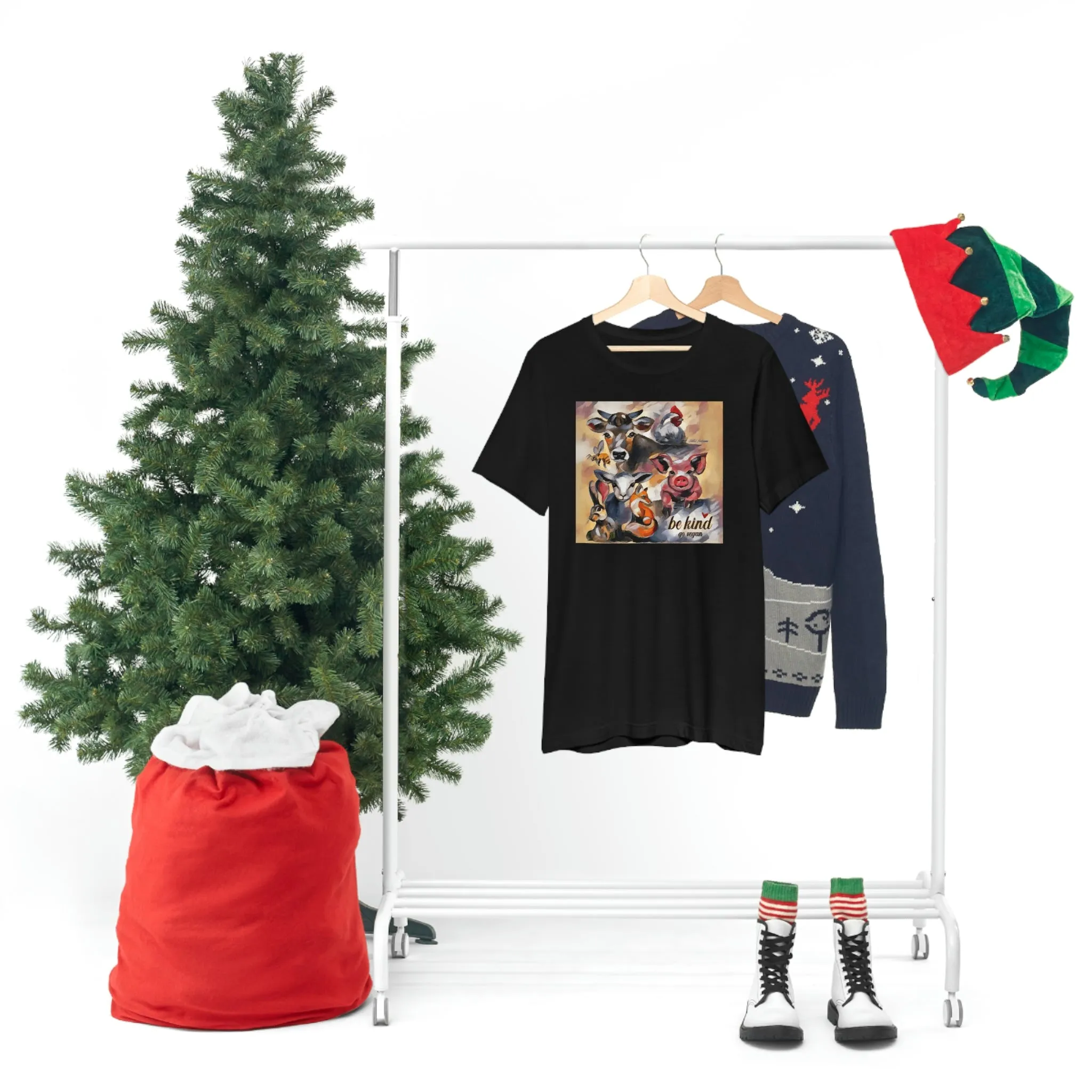 Be Kind Go Vegan Short Sleeve Tee