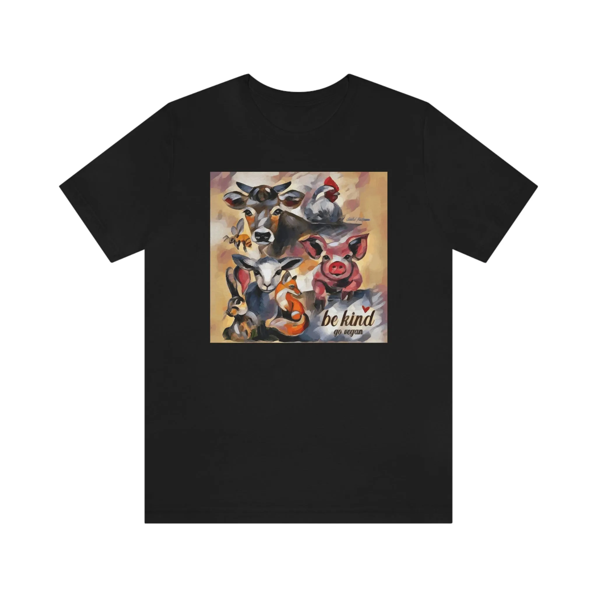 Be Kind Go Vegan Short Sleeve Tee