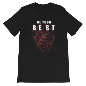 Be Your Beast Lion with ASC logo on back label men's T-shirt