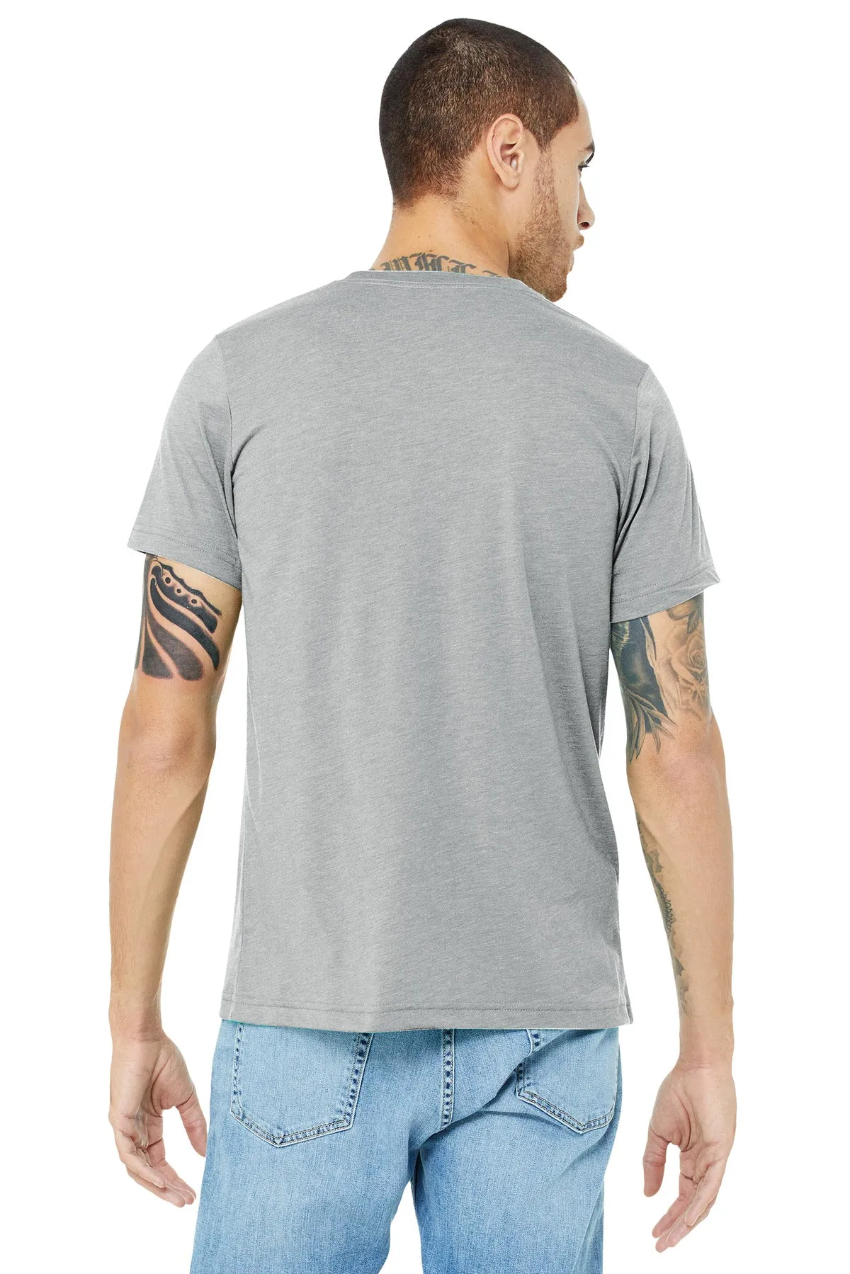 BELLA CANVAS  Unisex Triblend Short Sleeve Tee. BC3413 Athletic Grey Triblend