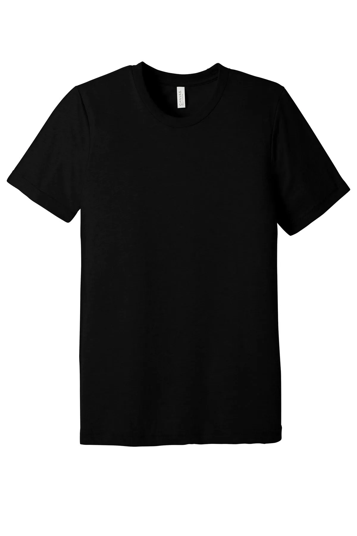 BELLA CANVAS  Unisex Triblend Short Sleeve Tee. BC3413 Solid Black Triblend
