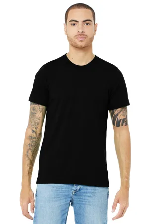 BELLA CANVAS  Unisex Triblend Short Sleeve Tee. BC3413 Solid Black Triblend