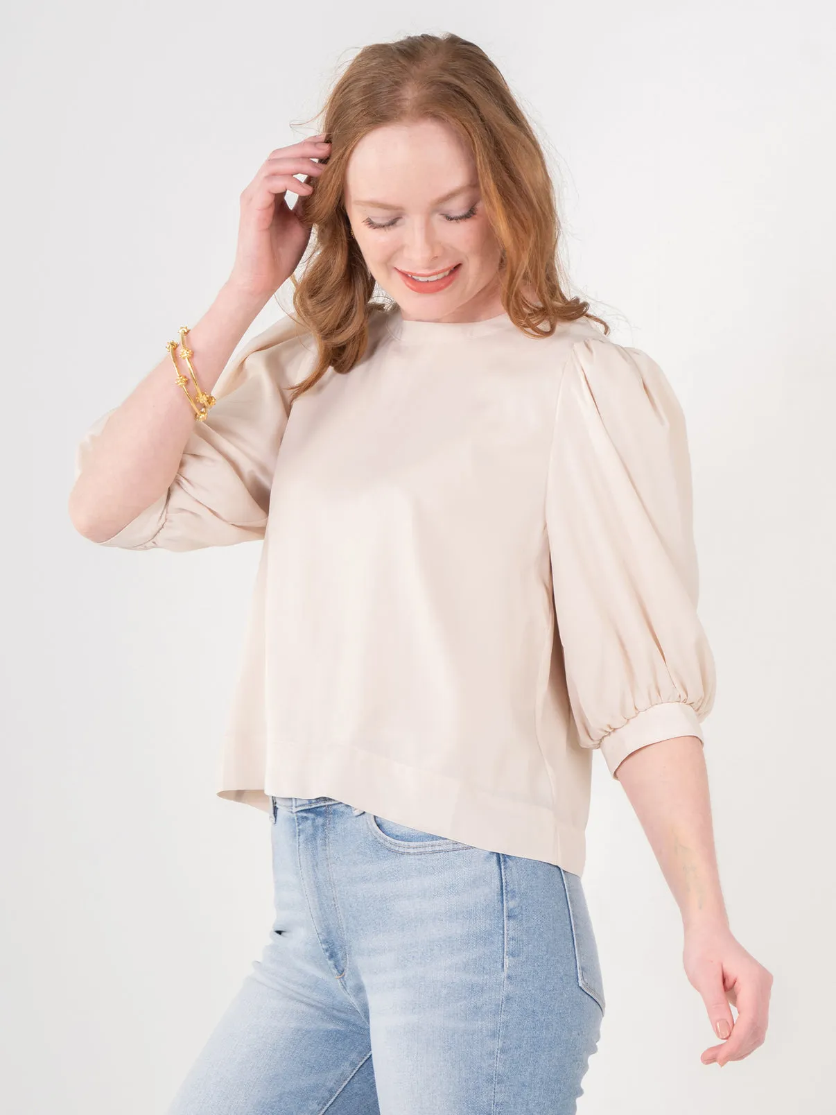 Bella Top in Sandshell by Emily McCarthy