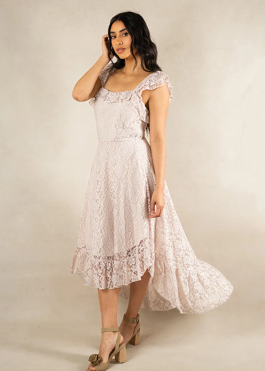 Bette Bridesmaid Dress in Rose Water
