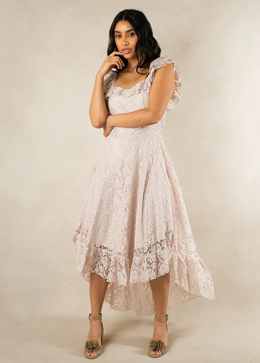 Bette Bridesmaid Dress in Rose Water